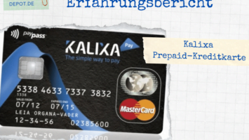 Erfahrungen mit der Kalixa Prepaid-Kreditkarte