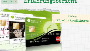 Kostenlose Fidor Prepaid-Kreditkarte im Vergleich